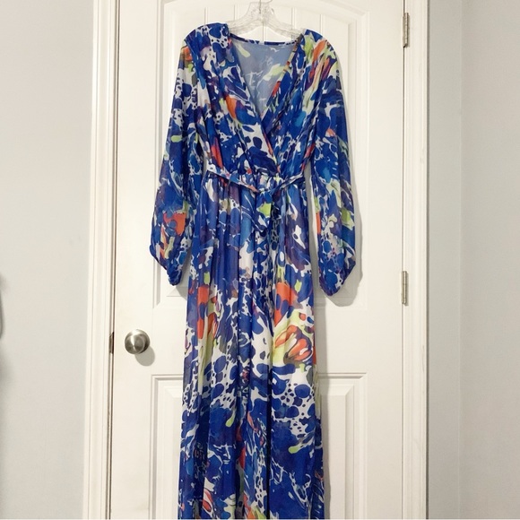 Nuofengkudu Painterly Maxi Dress - Picture 3 of 4